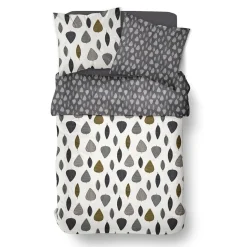 Housse de couette en coton MAWIRA #3.4 beige