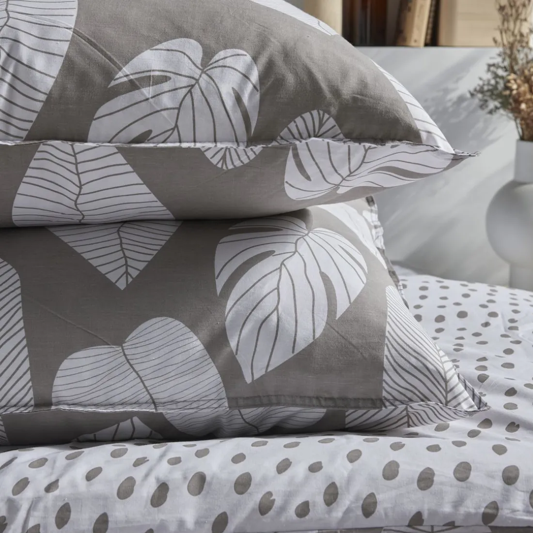 Housse de couette en coton MAWIRA #3.3 beige