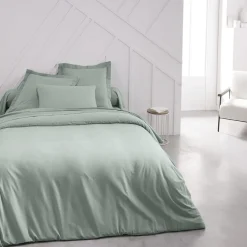 Housse de couette en Coton ESSENTIAL Celadon