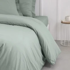 Housse de couette en Coton ESSENTIAL Celadon