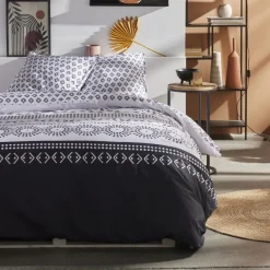 Housse de couette en coton SUNSHINE 17.17 Gris