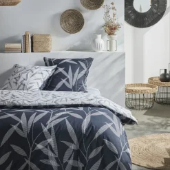 Housse de couette en coton MAWIRA #3.2 gris