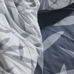 Housse de couette en coton MAWIRA #3.2 gris