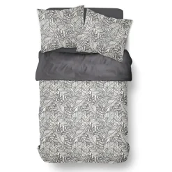 Housse de couette en coton MAWIRA #3.7 gris