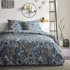 Housse de couette en coton SUNSHINE 0.19 Bleu