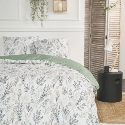 Housse de couette en coton FLANELLE 2.4 Blanc