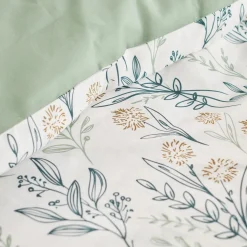 Housse de couette en coton FLANELLE 2.4 Blanc