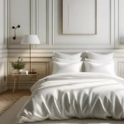 Housse de couette percale de coton TERTIO® - Blanc