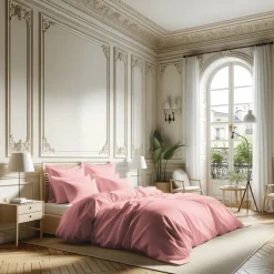 Housse de couette percale coton TERTIO® - Rose Blossom