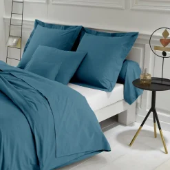 Housse de couette polycoton TERTIO® - Bleu Canard