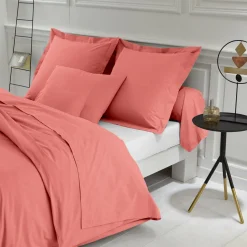 Housse de couette polycoton TERTIO® - pêche