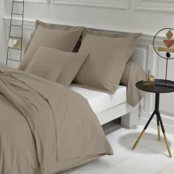 Housse de couette polycoton TERTIO® -Taupe