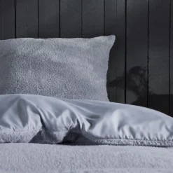 Housse de couette Polyester TEDDY BIEN AU CHAUD Acier