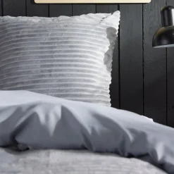 Housse de couette Polyester RIBBED Acier