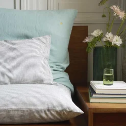Housse de coussin GUSTAVE Caviar 80 x 80