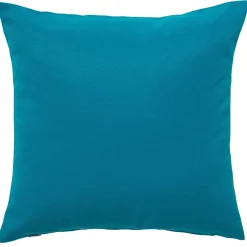Housse de coussin TOILE D'EXTERIEUR 40 x 40cm bleu orage
