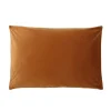 Housse De Coussin Unie En Velours, Gatsby Marron Fauve
