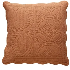 Housse d'oreiller BAILLARGUES caramel en coton