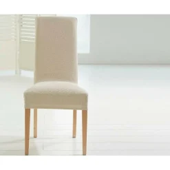 Housse extensible extensible unie Becquet - Naturel