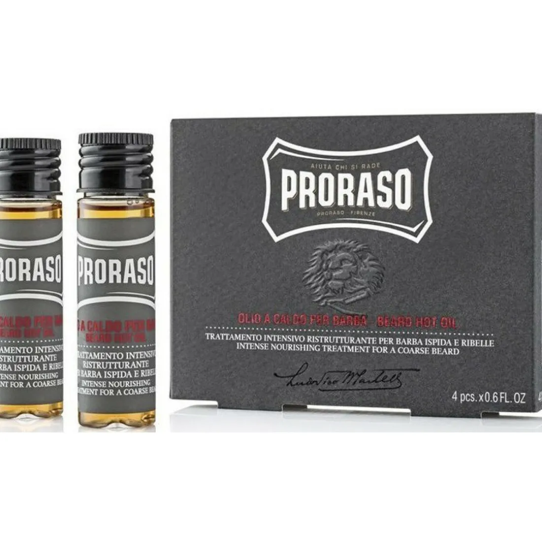 Huile Chaude à Barbe - Traitement nourissant Intense