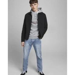 Jean à coupe ample Relaxed Fit Bleu en coton Felix