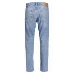 Jean à coupe ample Relaxed Fit Bleu en coton Felix
