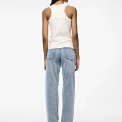 Jean droit bleu denim Kelly