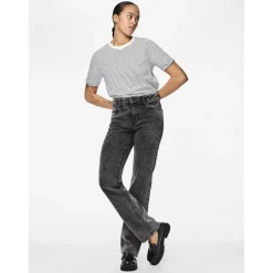 Jean droit Dg202 Kelly gris en coton Lane