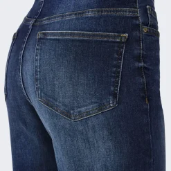 Jean droit Madison - Bleu Denim en coton Eden