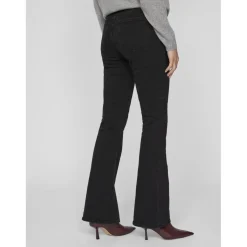 Jean flare Lbd Osc Betty noir en coton Xia