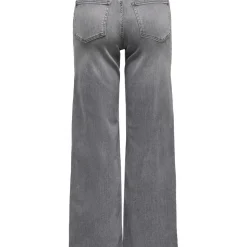 Jean Flare Taille haute ONLMADISON - Gris en coton Molly