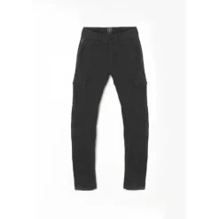 Jean garçon, tapered, longueur 34 noir Zack en coton