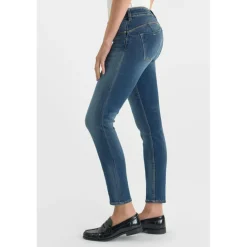 Jean push up Pulp Slim bleu en coton Aria