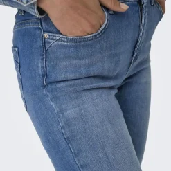 Jean skinny Blush bleu en coton Ula