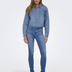 Jean skinny Blush bleu en coton Ula