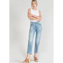 Jeans 400/17 mom taille haute 7/8ème en coton