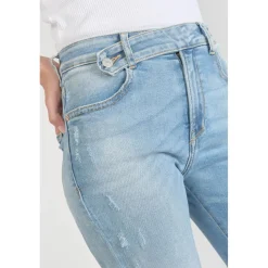 Jeans 400/17 mom taille haute 7/8ème en coton