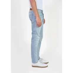 Jeans ajusté stretch 700/11, longueur 34 bleu Tate