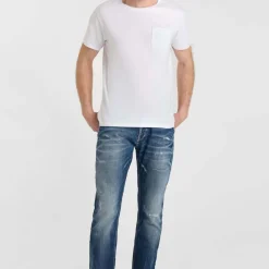 Jeans ajusté stretch 700/11, longueur 34 bleu Oak