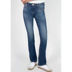 Jeans bootcut POWER bootcut, longueur 34 bleu en coton Amy