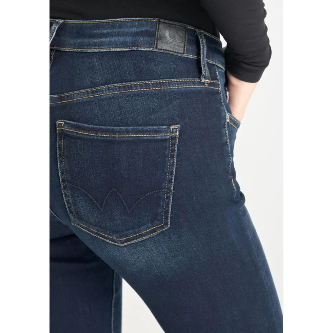 Jeans bootcut POWER bootcut, longueur 34 bleu en coton Kali