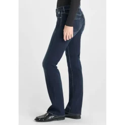 Jeans bootcut POWER bootcut, longueur 34 bleu en coton Kali