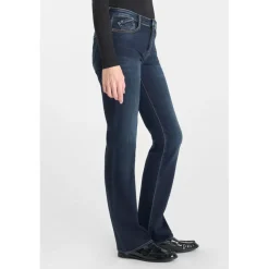 Jeans bootcut POWER bootcut, longueur 34 bleu en coton Kali