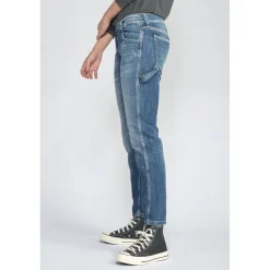 Jeans boyfit 200/43, longueur 34 bleu en coton Julia