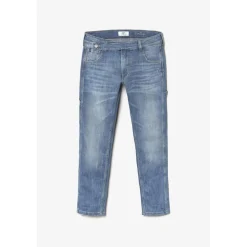 Jeans boyfit 200/43, longueur 34 bleu en coton Julia