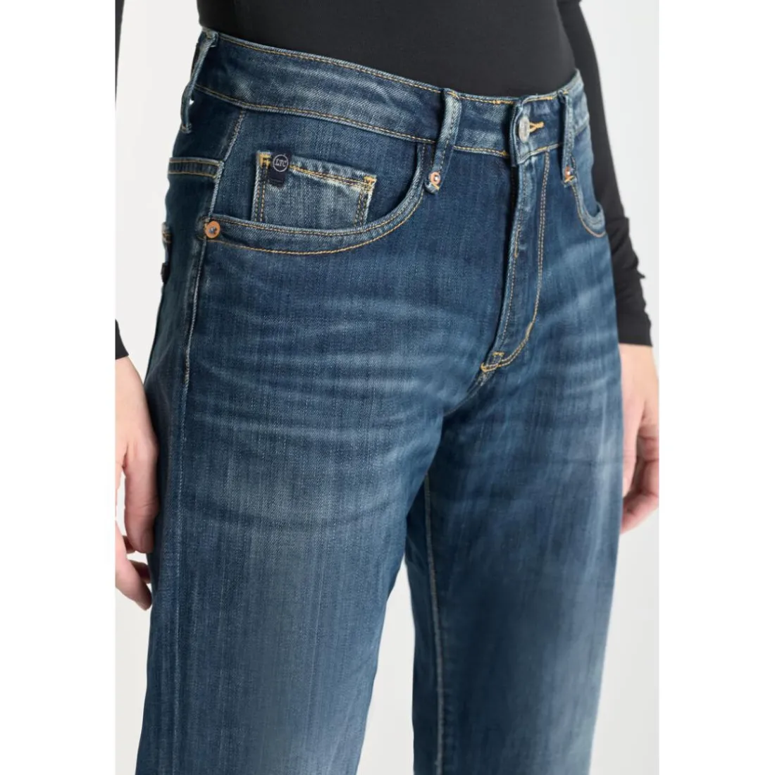 Jeans boyfit 200/43, longueur 34 bleu Fern