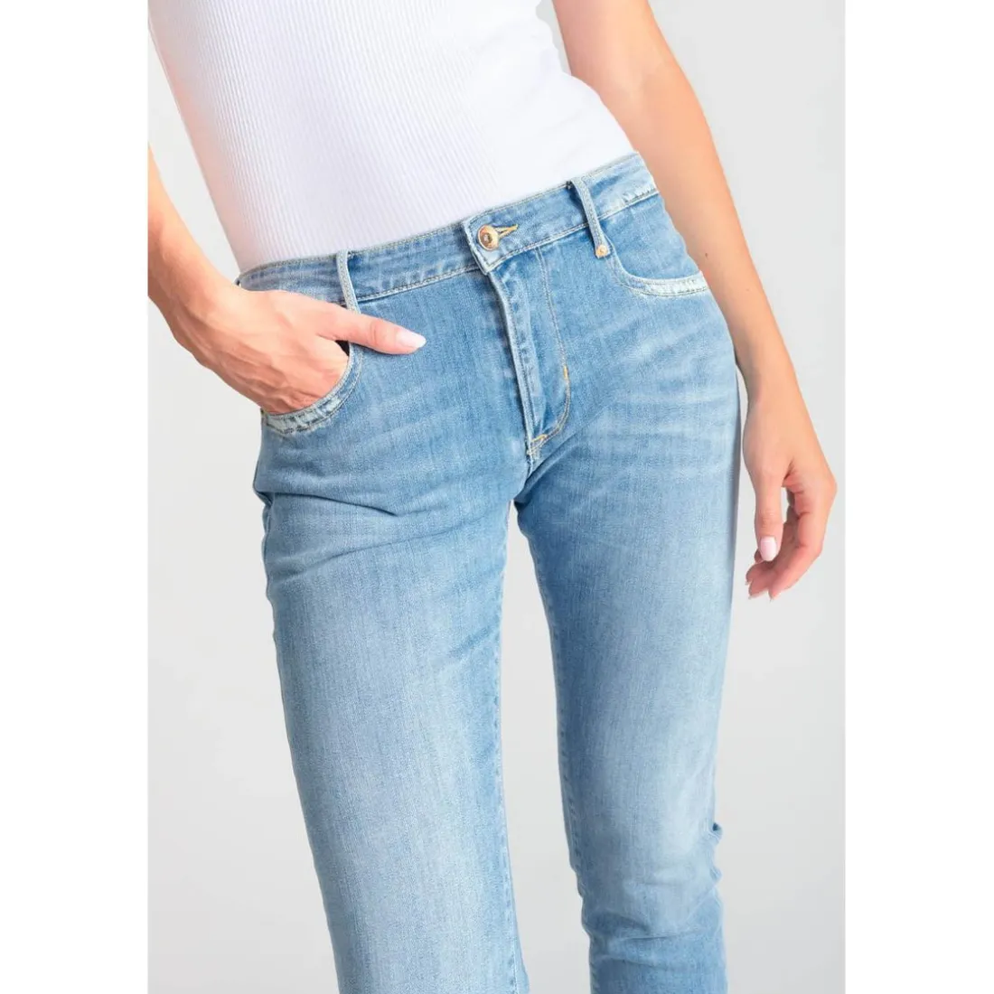 Jeans boyfit 200/43, longueur 34 bleu Pax