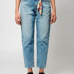 Jeans BRENA bleu en coton