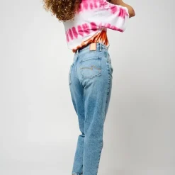 Jeans BRENA bleu en coton