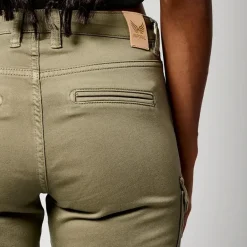 Jeans DERA en coton kaki